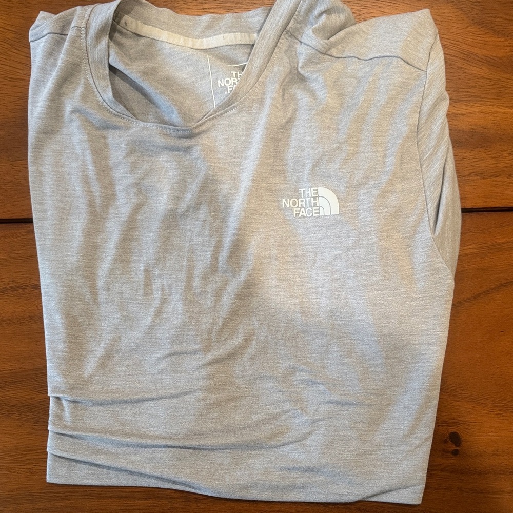 The North Face Men's Heather Gray Short Sleeve Tee
